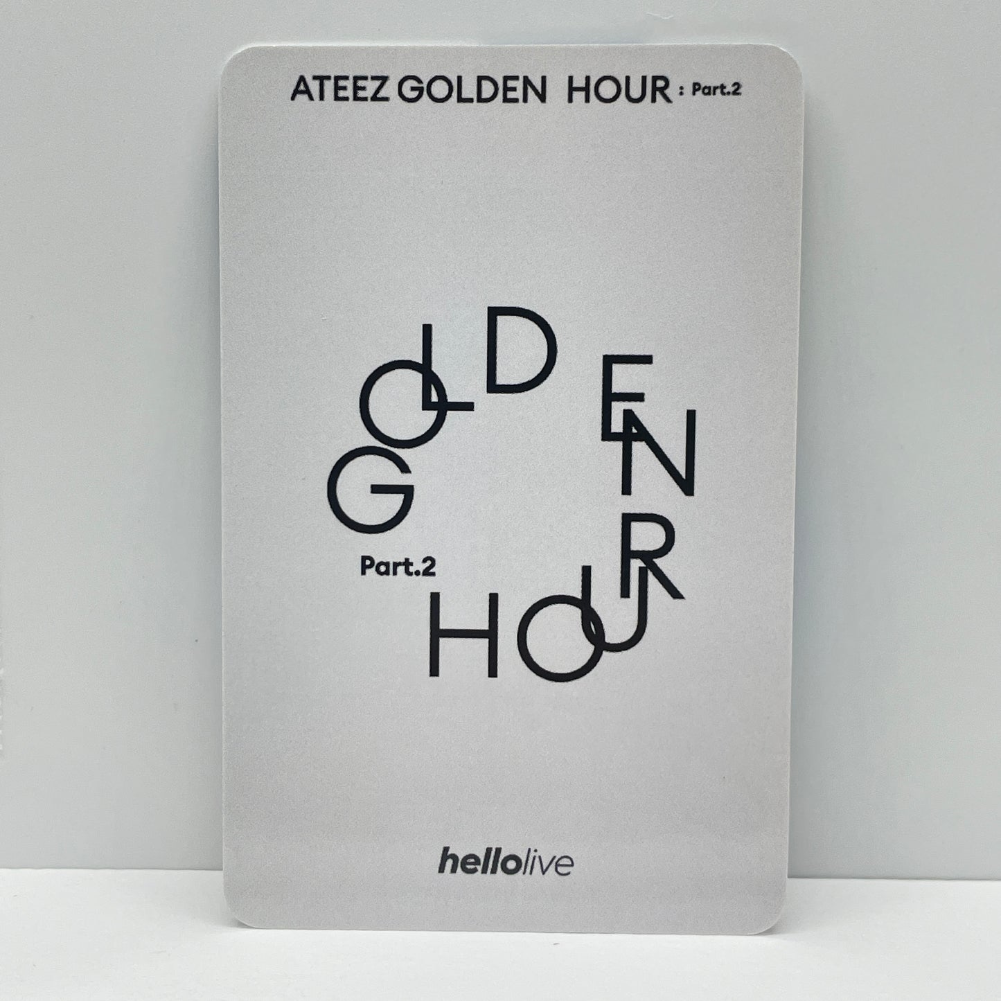 ATEEZ GOLDEN HOUR : Part.2 Hellolive トレカ