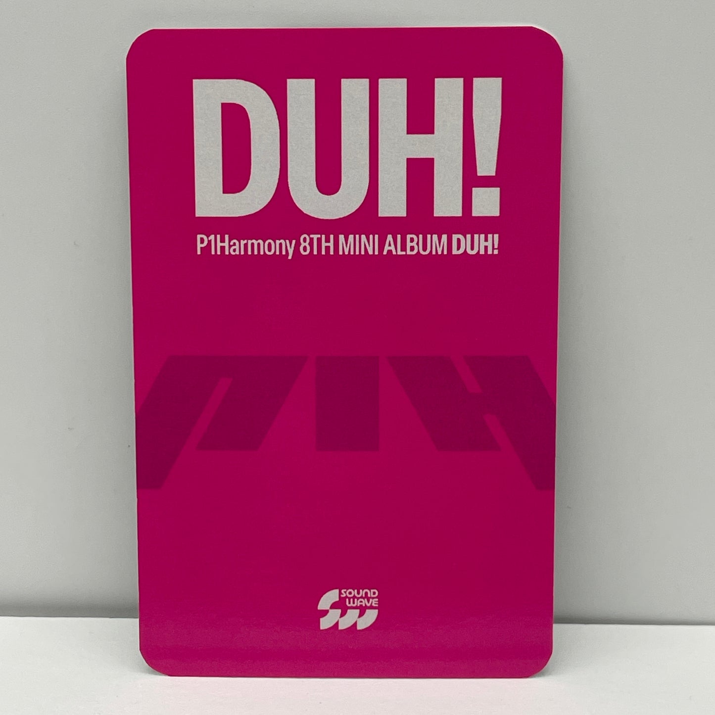 P1Harmony DUH! SOUNDWAVE トレカ