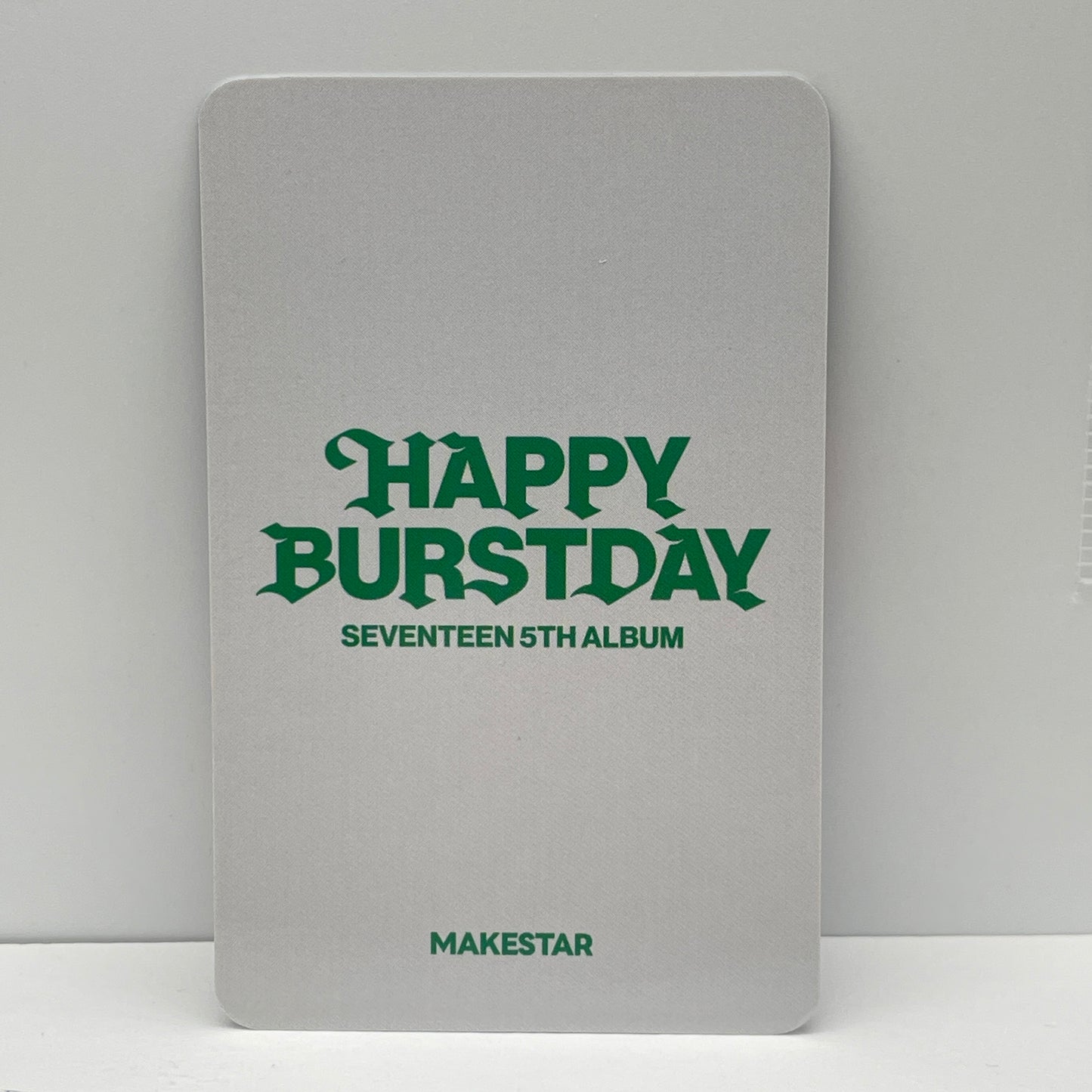 SEVENTEEN HAPPY BURSTDAY MAKESTAR トレカ