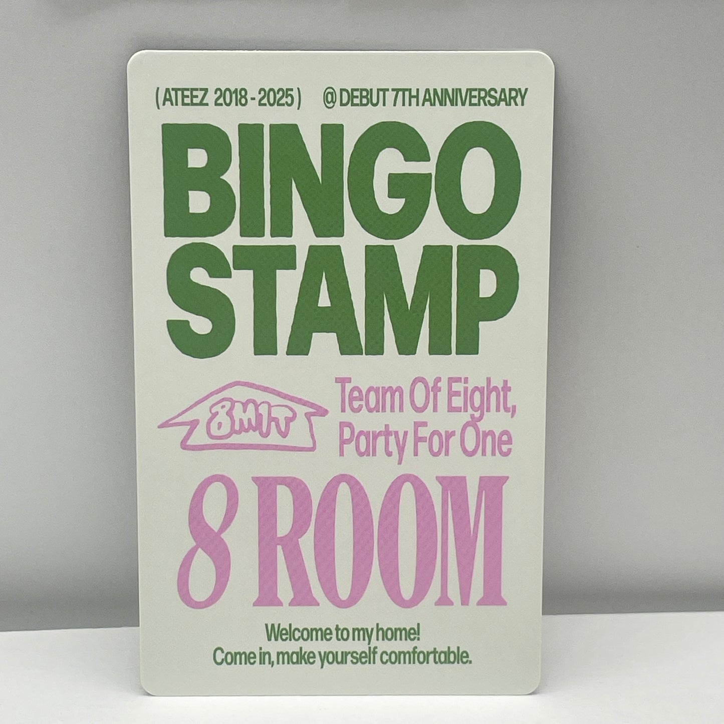 ATEEZ 8ROOM POPUP Stamp Rally Photocard