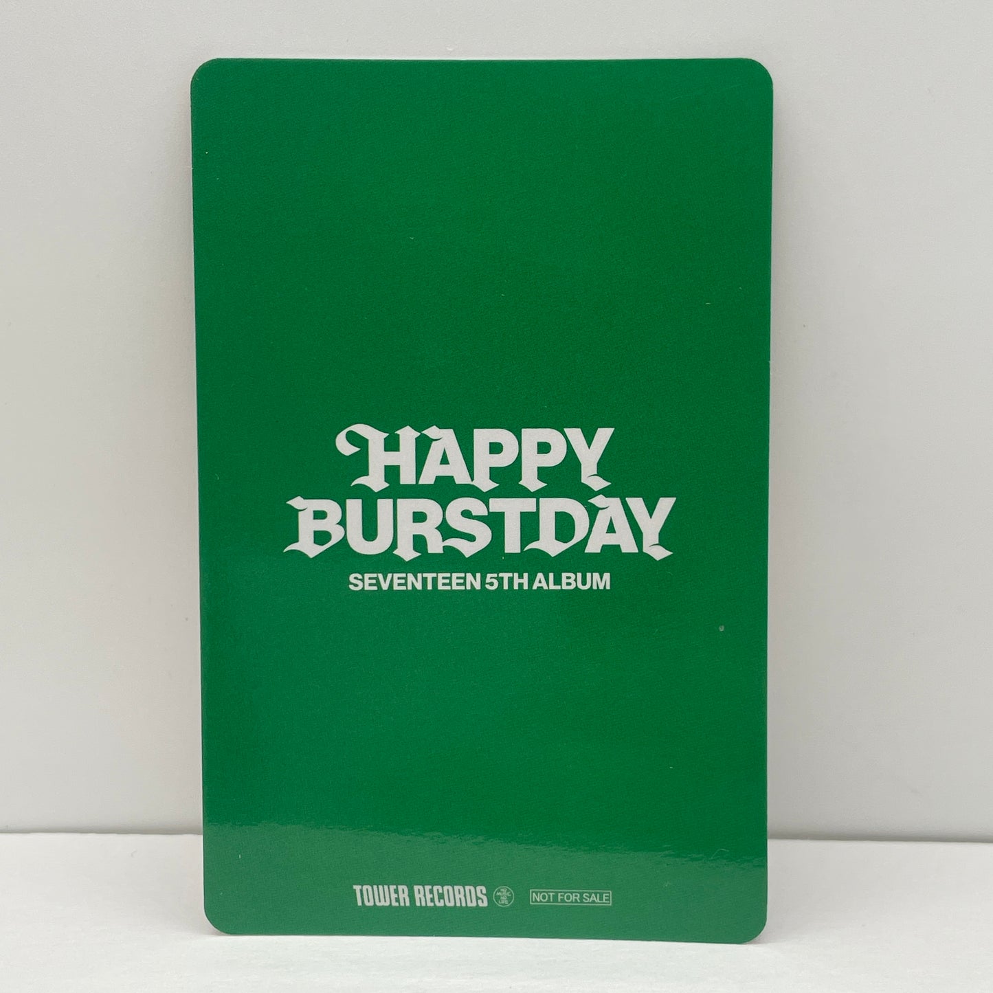 SEVENTEEN HAPPY BURSTDAY TOWER RECORDS トレカ