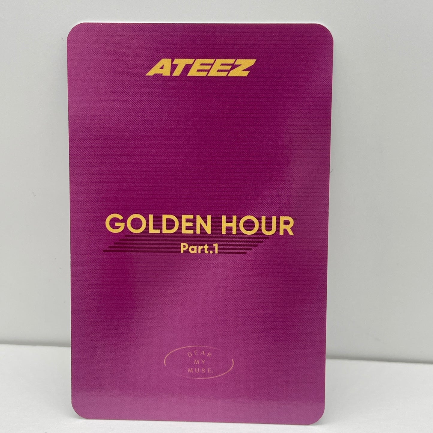 ATEEZ GOLDEN HOUR : Part.1 DEAR MY MUSE トレカ