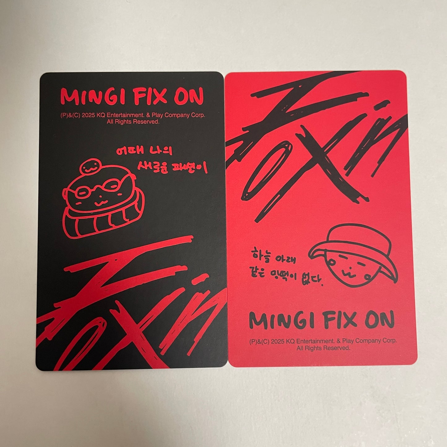 ATEEZ MINGI FIX ON MD Photocard Set