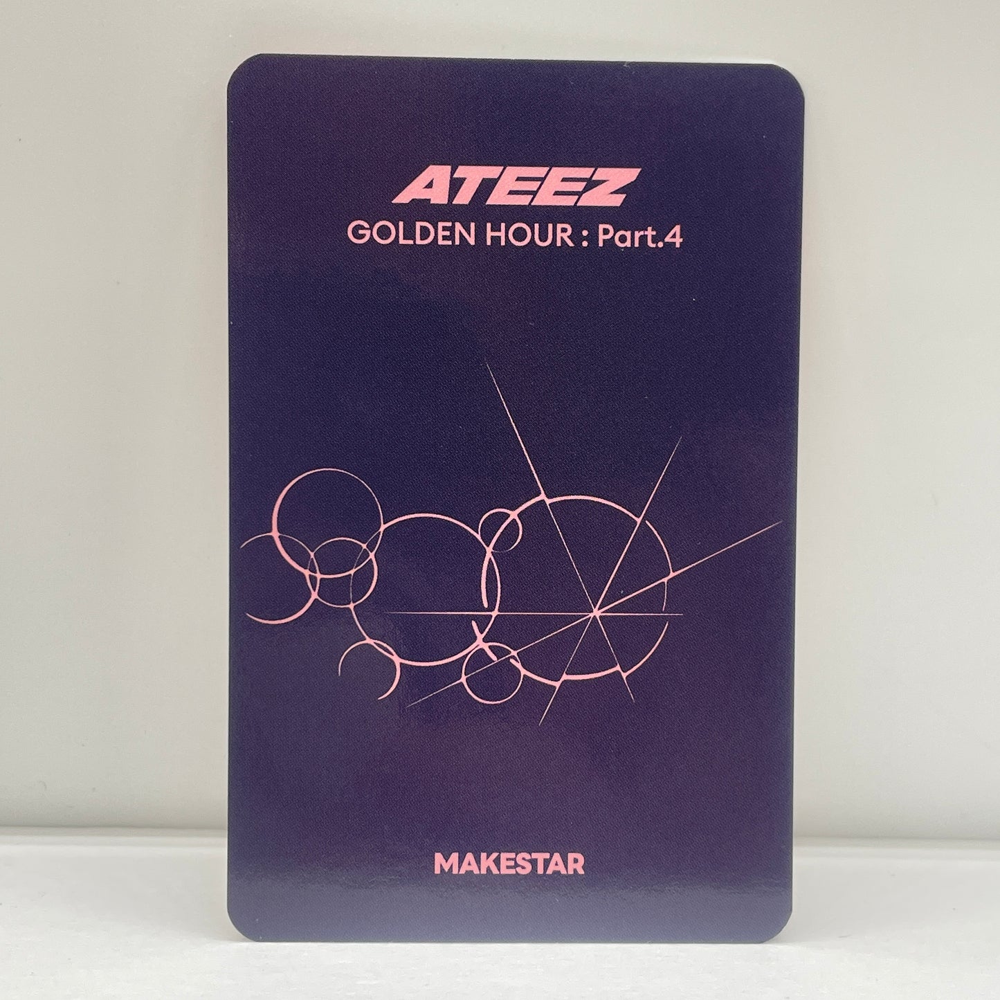ATEEZ GOLDEN HOUR : Part.4 MAKESTAR Photocard