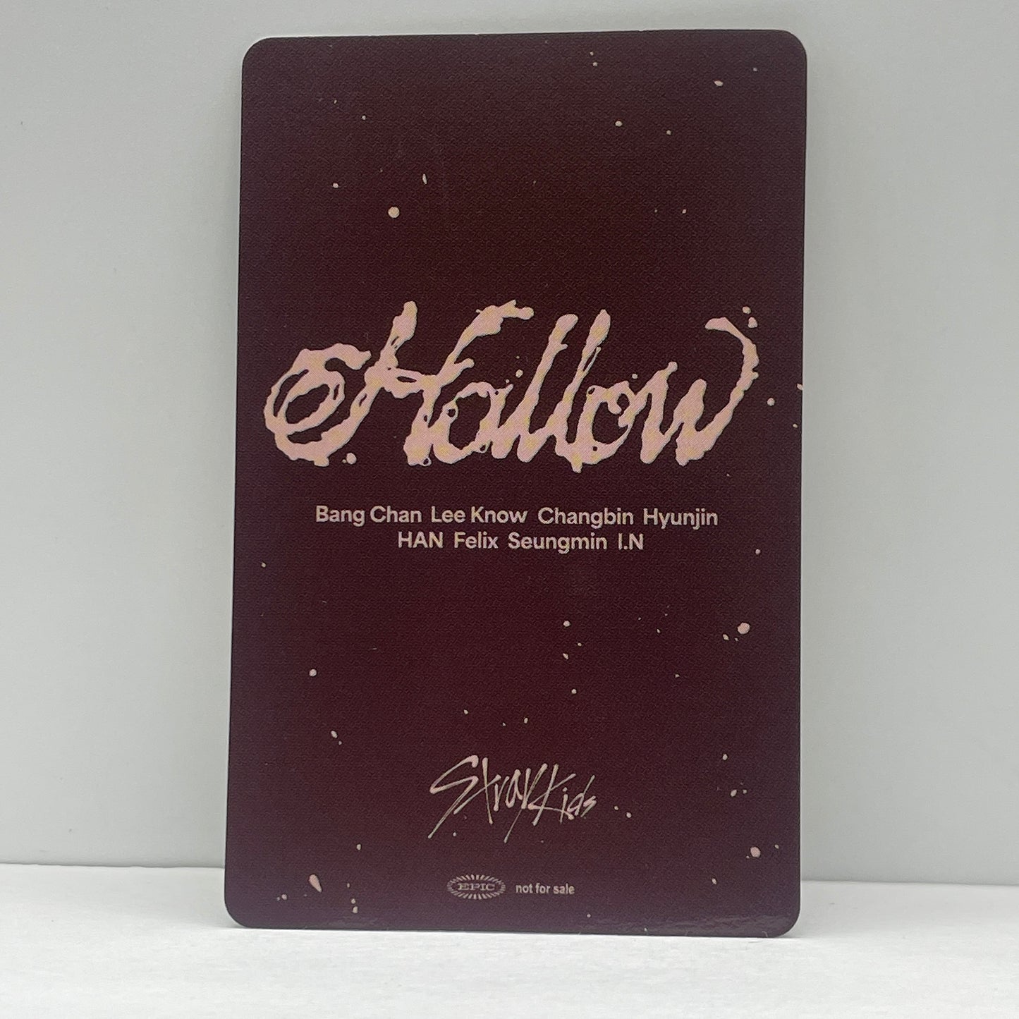 Stray Kids Hollow Tower Records Lucky Draw Photocard