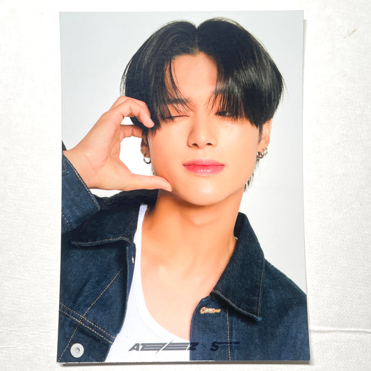 ATEEZ S Cawaii! MEN WHITE Magazine Bonus Photo Print