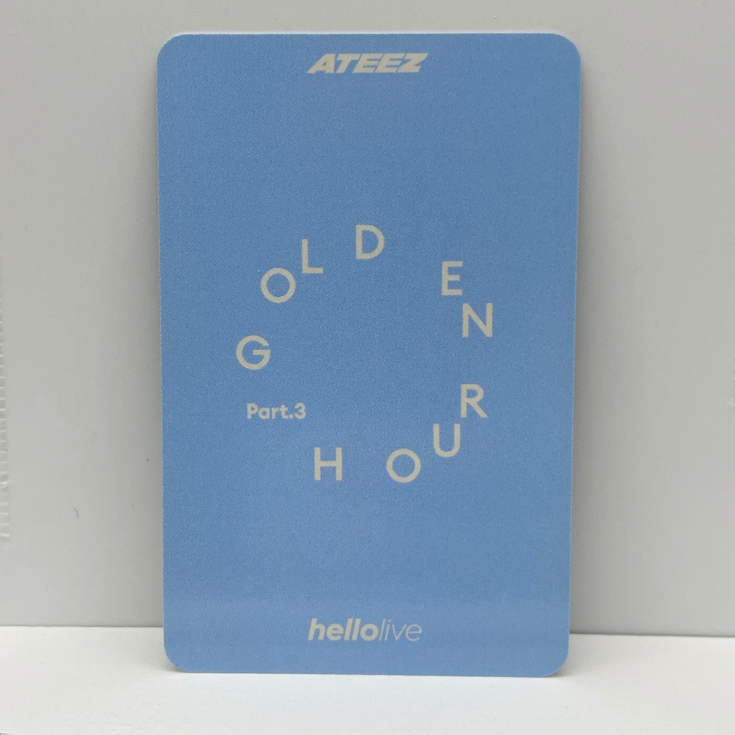 ATEEZ GOLDEN HOUR : Part.3 Hellolive トレカ