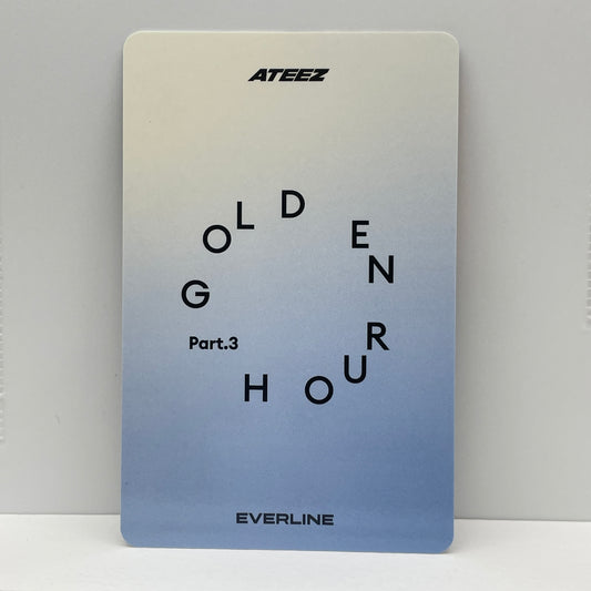 ATEEZ GOLDEN HOUR : Part.3  EVERLINE トレカ