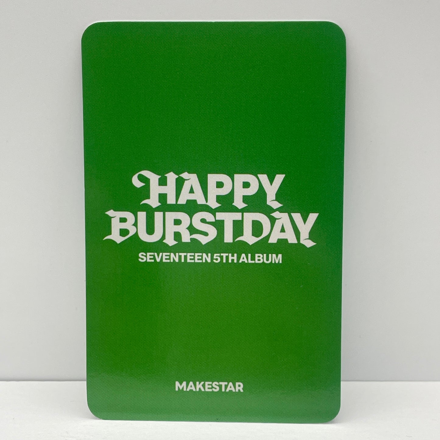 SEVENTEEN HAPPY BURSTDAY MAKESTAR トレカ
