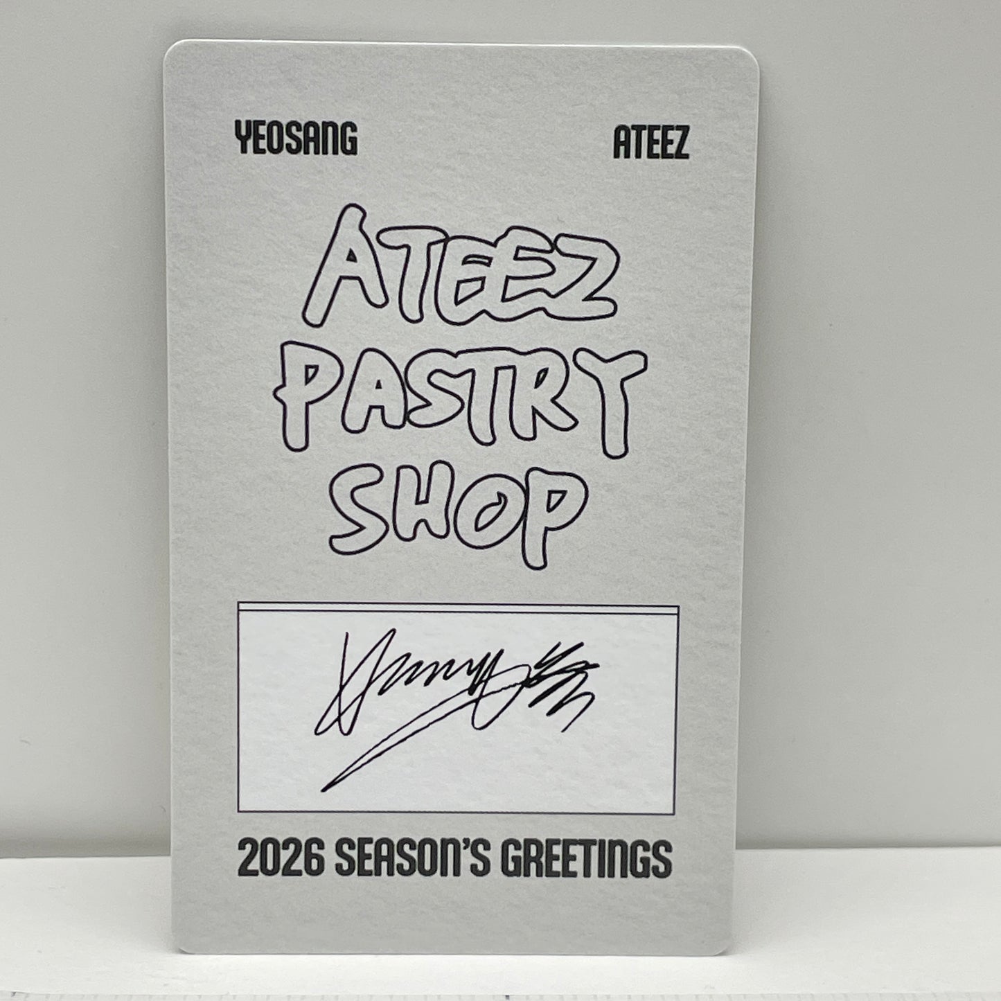 ATEEZ 2026 SEASON'S GREETINGS 封入 トレカ