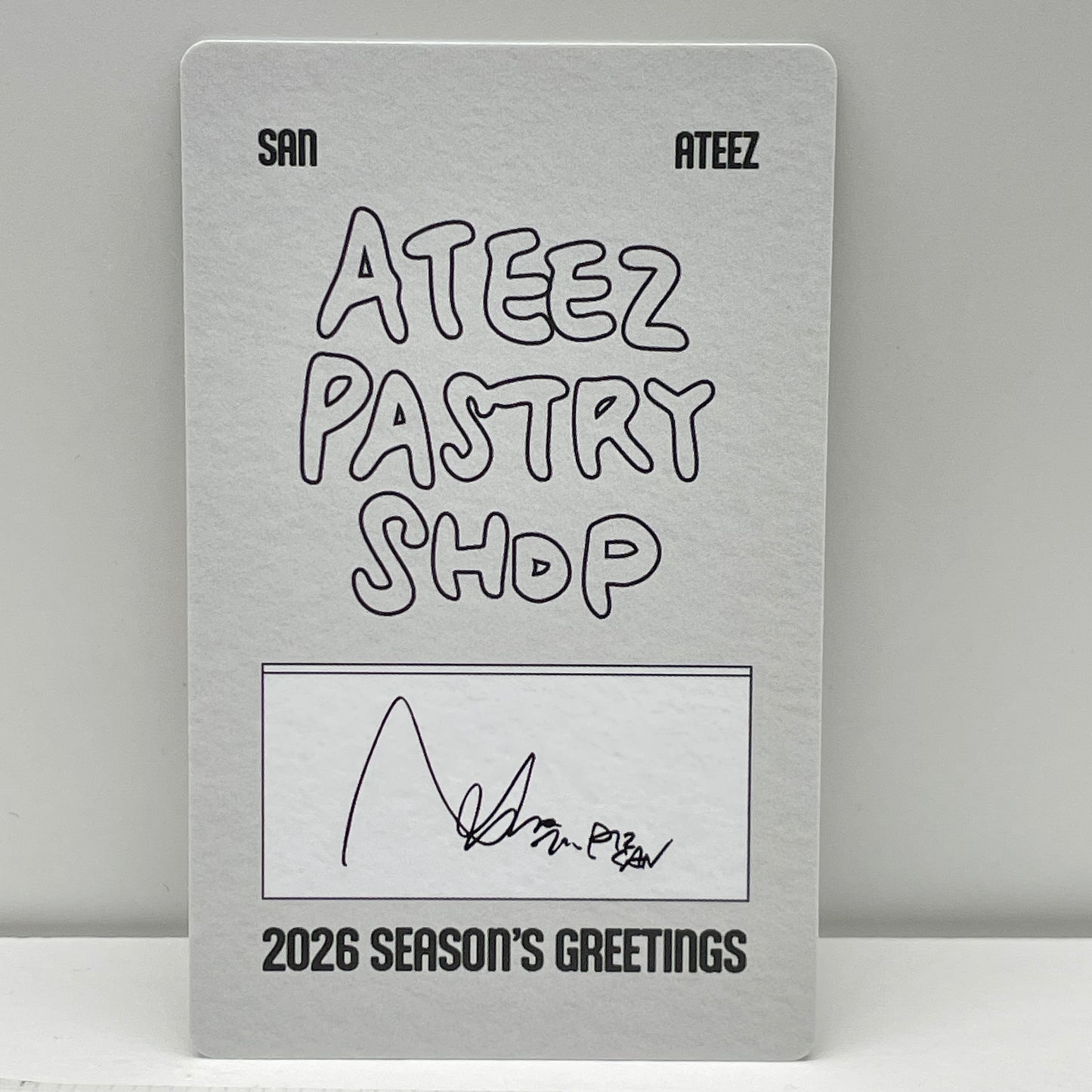 ATEEZ 2026 SEASON'S GREETINGS 封入 トレカ