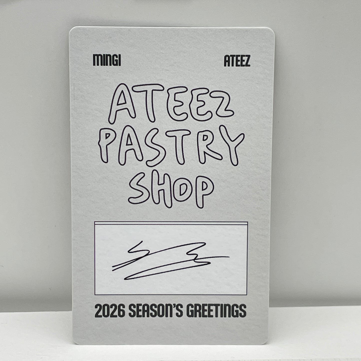 ATEEZ 2026 SEASON'S GREETINGS 封入 トレカ
