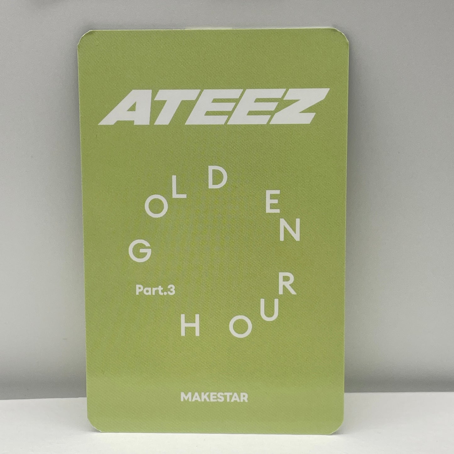 ATEEZ GOLDEN HOUR : Part.3  MAKESTAR トレカ