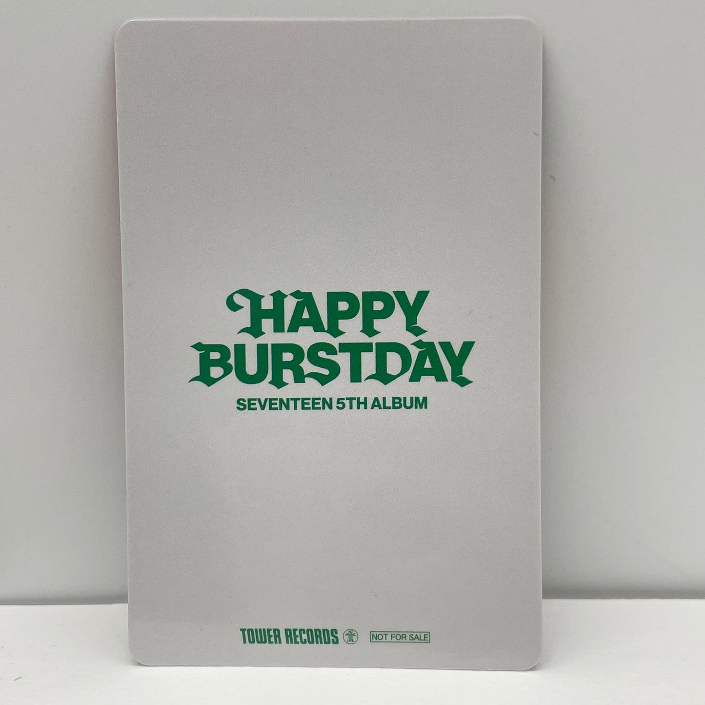 SEVENTEEN HAPPY BURSTDAY TOWER RECORDS トレカ