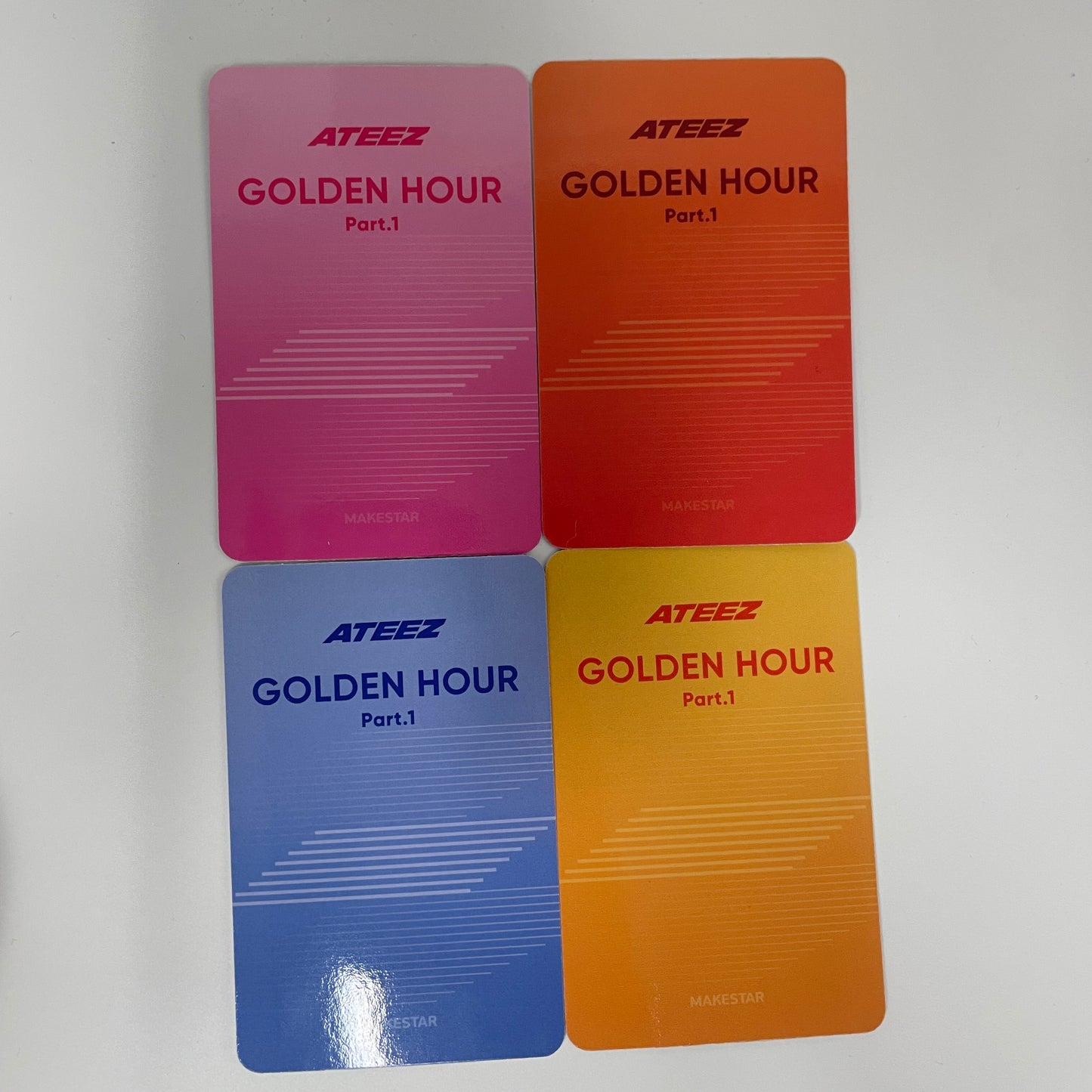 ATEEZ サン（SAN）GOLDEN HOUR : Part.1 MAKESTAR ラキドロ トレカセット