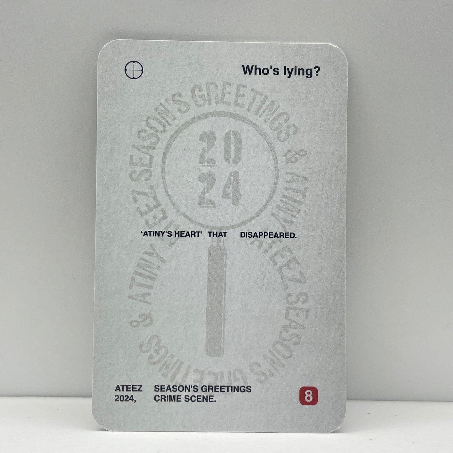 ATEEZ 2024 SEASON'S GREETINGS トレカ