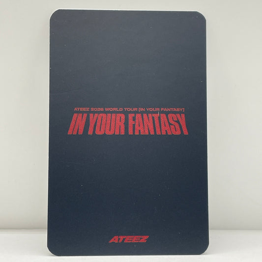 ATEEZ 2026 WORLD TOUR [IN YOUR FANTASY] IN ASIA&AUSTRALIA 購入特典 トレカ