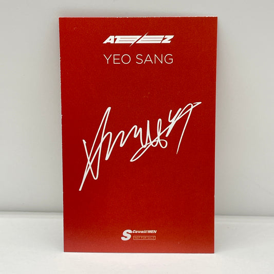 ATEEZ S cawaii! MEN RED トレカ