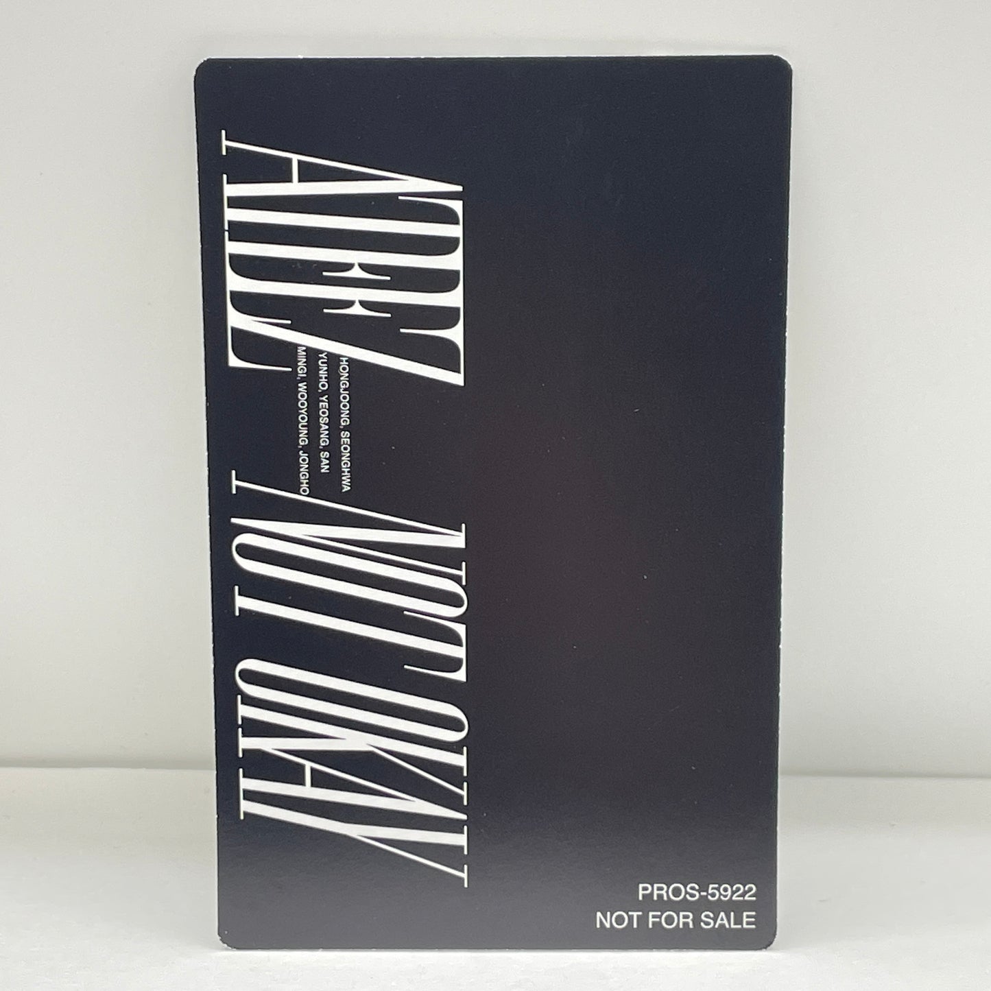 ATEEZ NOT OKAY ATINY Edition Photocard