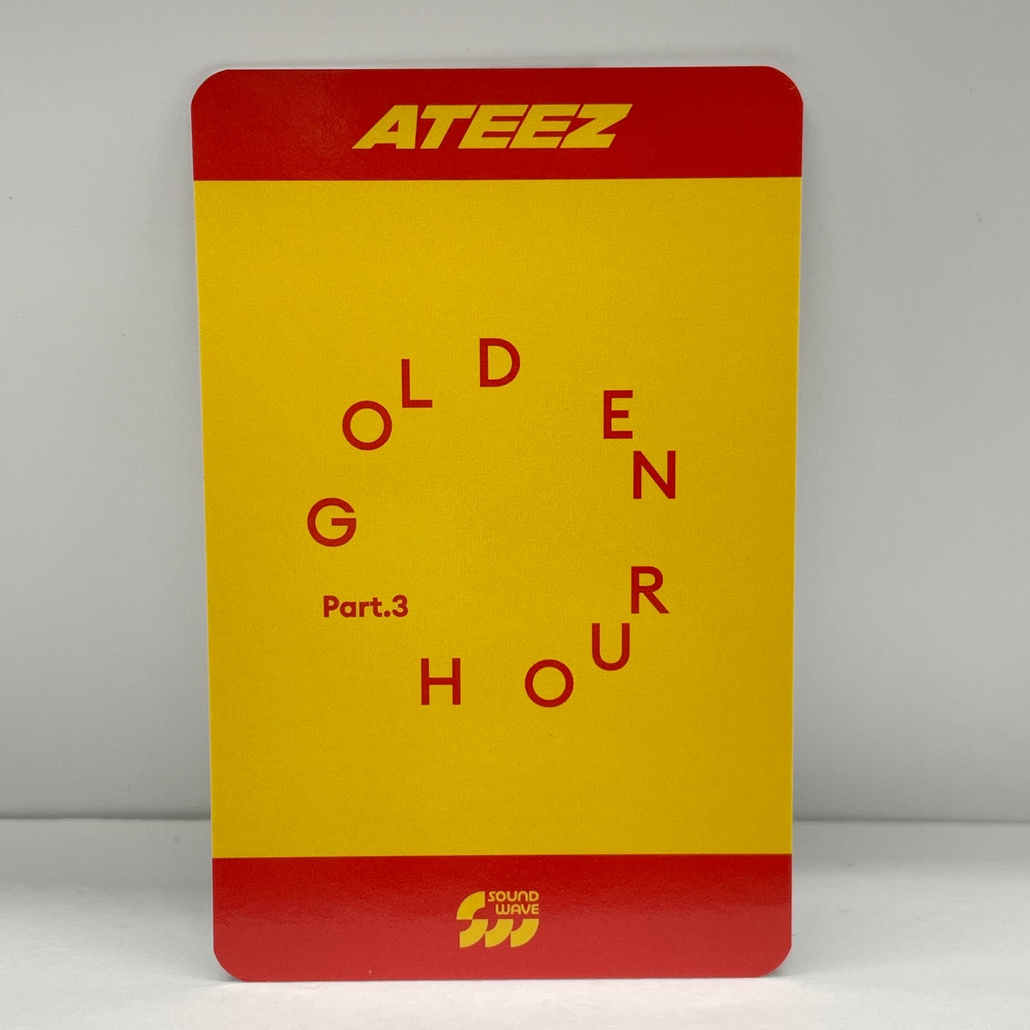 ATEEZ GOLDEN HOUR : Part.3 SOUNDWAVE Photocard