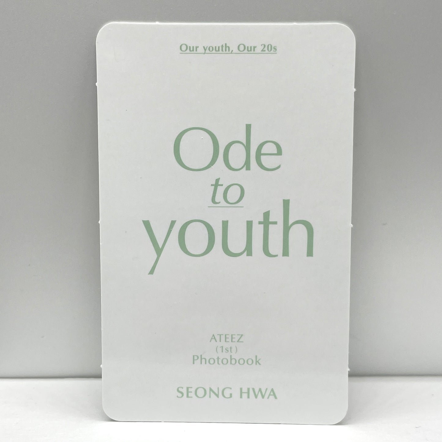 ATEEZ Ode to Youth Photocard