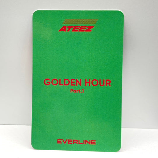 ATEEZ GOLDEN HOUR : Part.1 EVERLINE Photocard