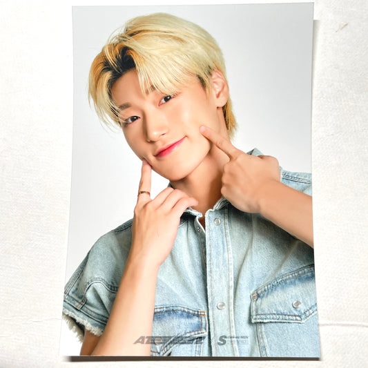 ATEEZ S Cawaii! MEN WHITE Magazine Bonus Photo Print