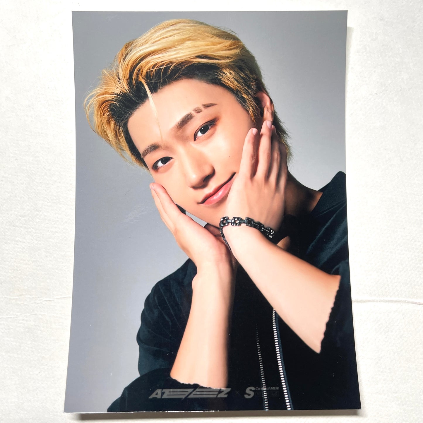 ATEEZ S Cawaii! MEN BLACK Magazine Bonus Photo Print