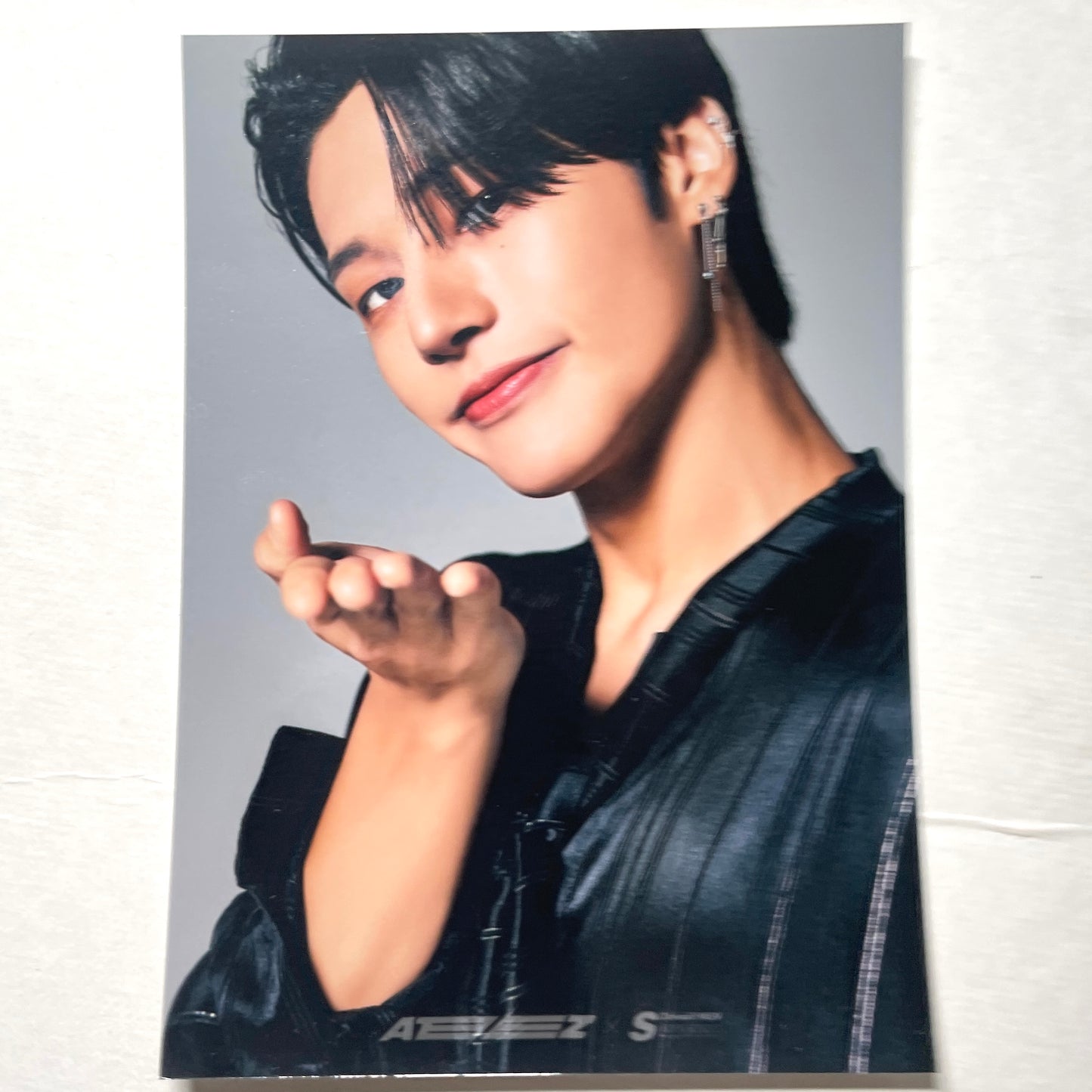 ATEEZ S Cawaii! MEN BLACK Magazine Bonus Photo Print